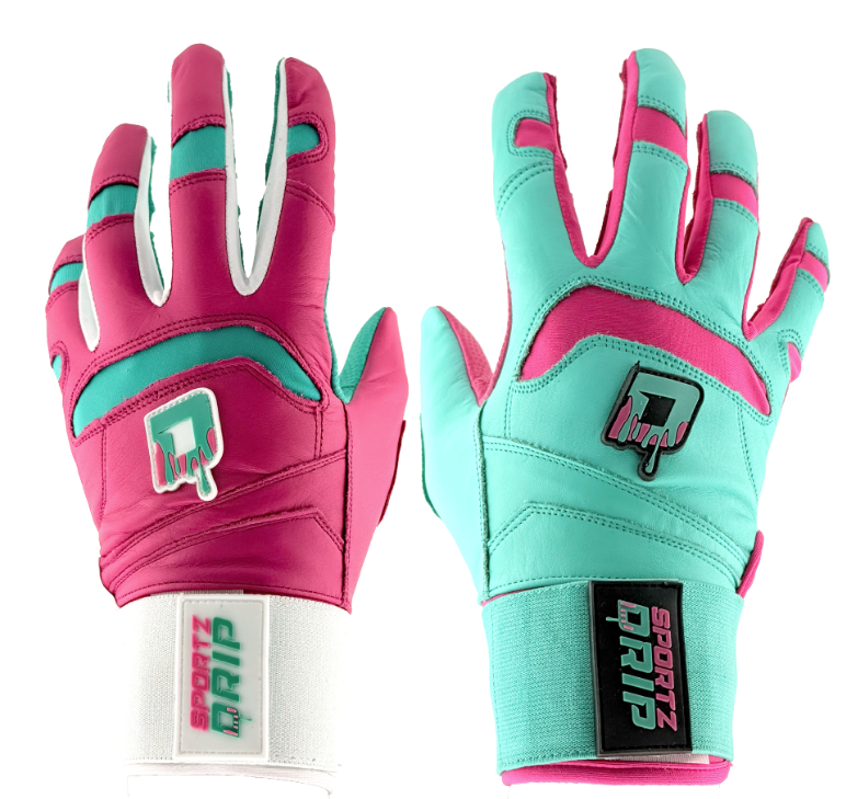 NEW Sportz Drip Youth Premium Pro Cuff Batting Gloves - Youth Large/XL
