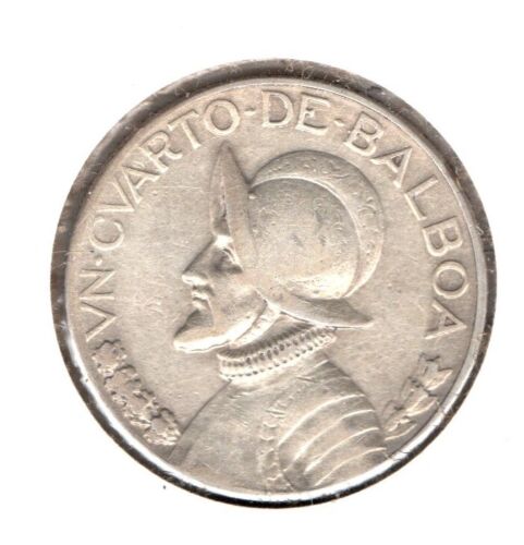 PANAMA 1/4 Balboa (1932) FM #11.1, Silver Coin 