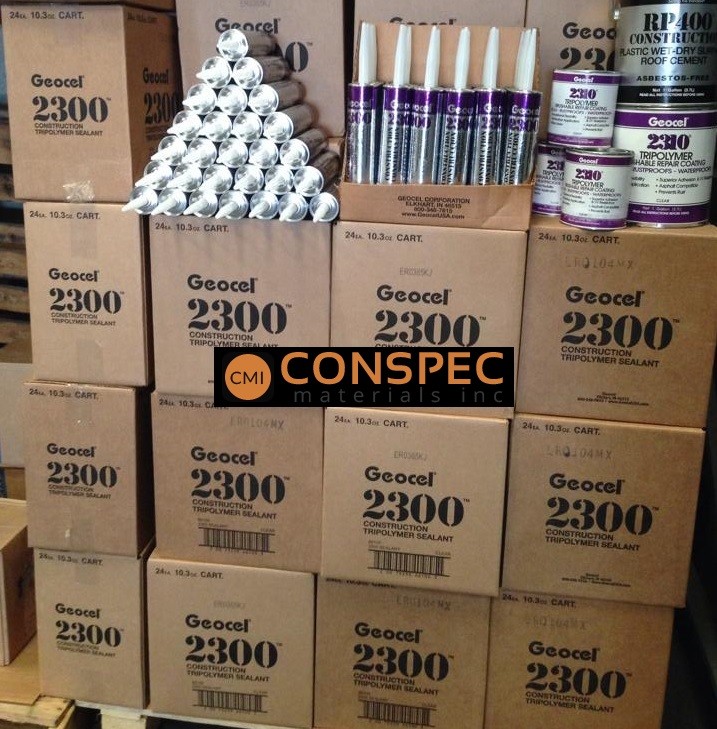 Geocel Sealant 2300 CLEAR Caulk 6 TUBES Door Window Asphalt Metal Roof Repair 