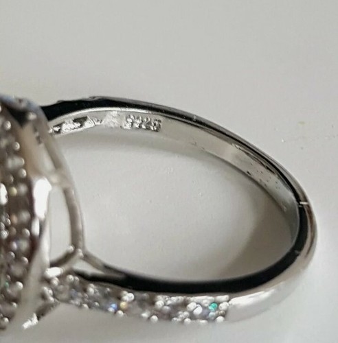 Pokemon Ring Pikachu Pokeball cosplay Anime Strass Damen Ring Größe 8 Silber 