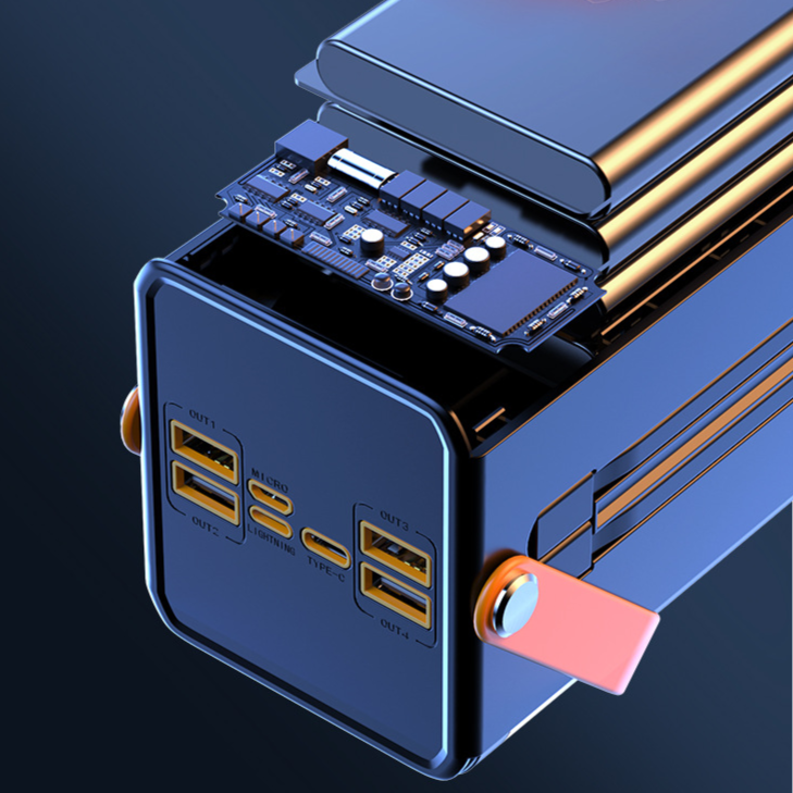 Power Bank 70000mAh 120W Fast Charging Portable Charger USB-C Quick Charge 4 USB