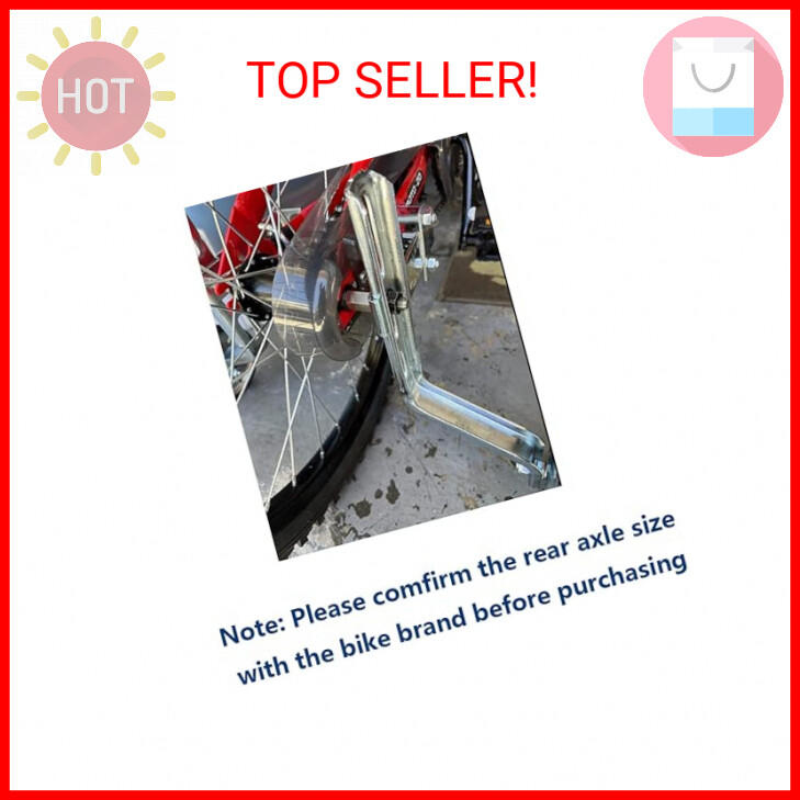 Bike Axle Extenders for Training Wheels - Rear Axle Extension Bolts for Bicycles