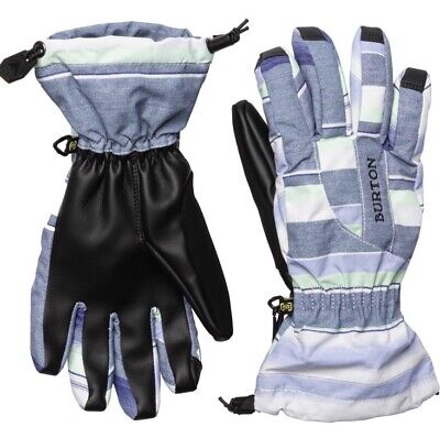 New Burton Profile Gloves Womens Folkstone Blanket Stripe Thermacore DryRide