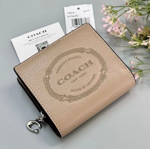 【Coach】Snap Wallet/クロコ柄 💜Coach Snap Wallet - C6092 Black Crocodile-Embossed Leather