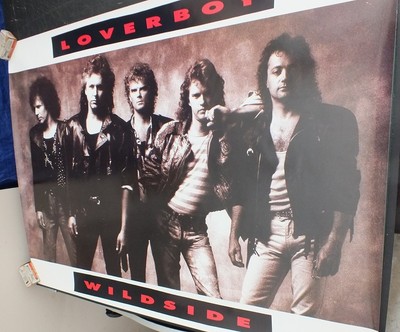Loverboy Wildside Poster 1987 Mike Reno Paul Dean Ken Sinnaeve Original Poster