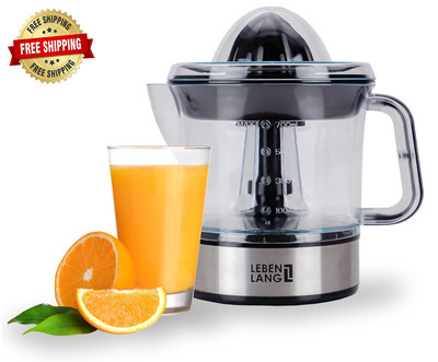 Exprimidor de limones naranja citricos portátil de acero inoxidable con tapa NEW