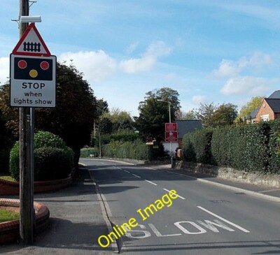 Photo 6x4 STOP when lights show, Wem The sign is alongside Soulton Road 1 c2014