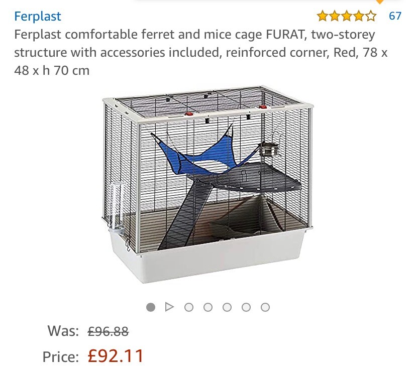 Ferplast Rat/Ferret Cage in Linton, Cambridgeshire Gumtree