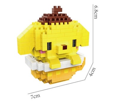 mini block manga cartoon anime cute squirrel micro building brick block figure