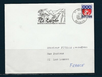CFA  Réunion  env.   barrage hydroelectrique de Takamaka  1966