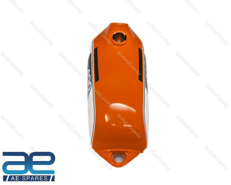 For Yamaha 250 DT 400 DT Enduro Orange Painted Steel Tank 1975 to 1977 