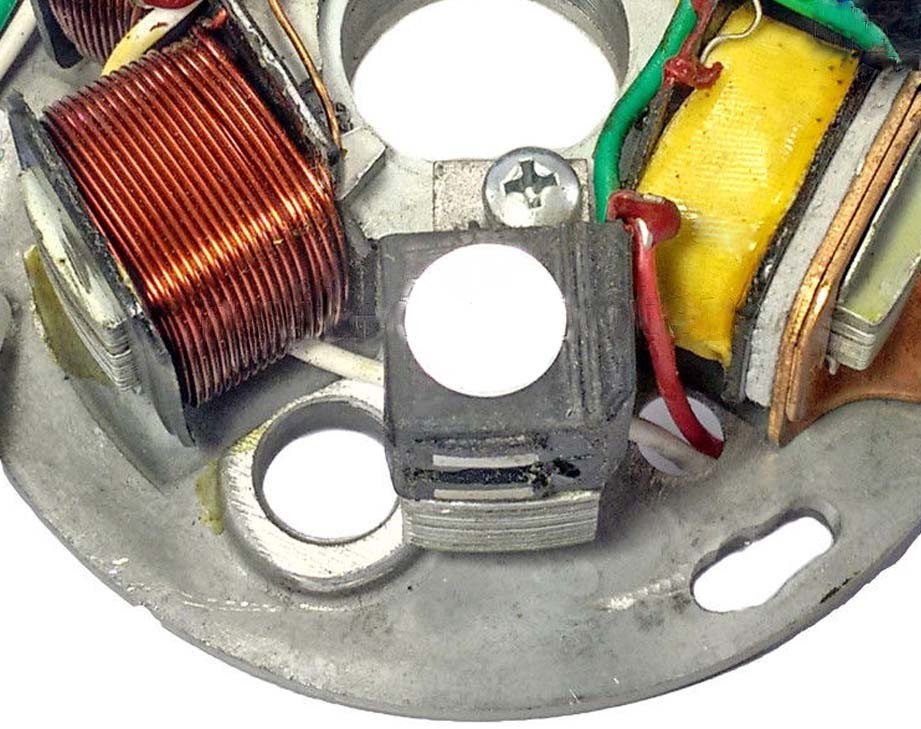 Vespa Stator Coil Plate Assembly Kick Start Type PX125 150 LML Models  