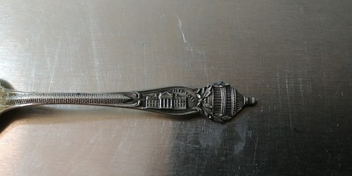 Congessional Library Washington DC Sterling Silver Souvenir Spoon