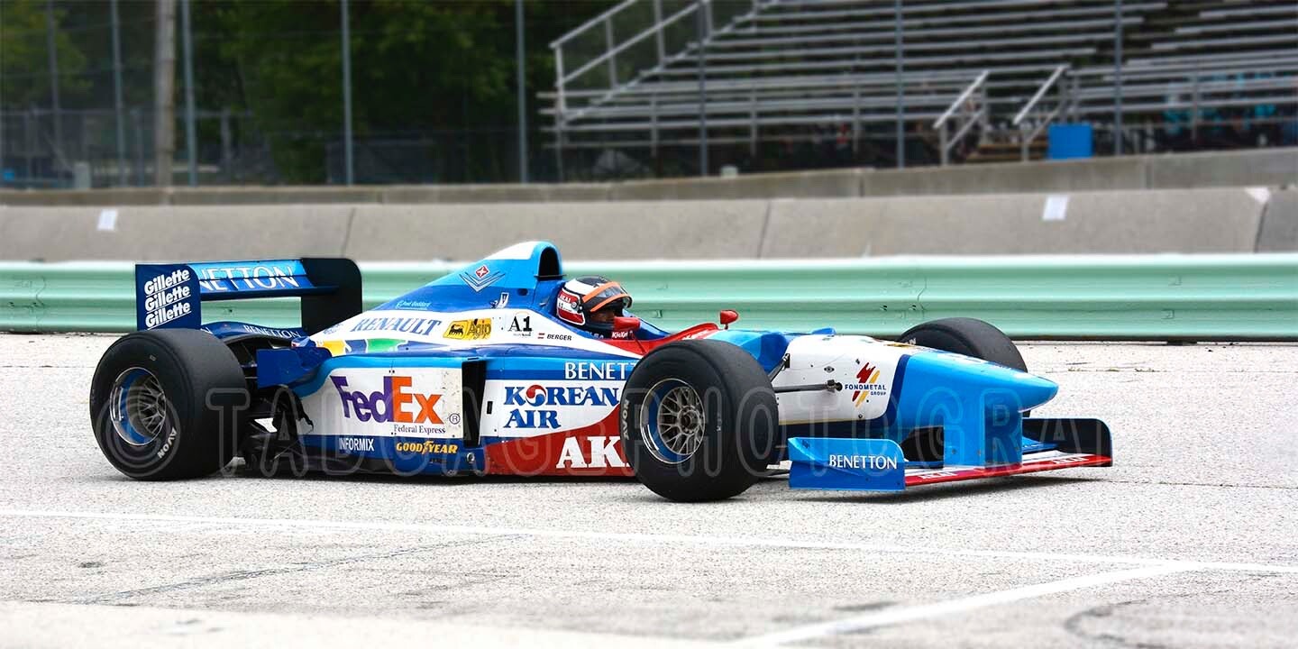 Benetton B197 Renault FedEx F1 Grand Prix Vintage Classic Race Car