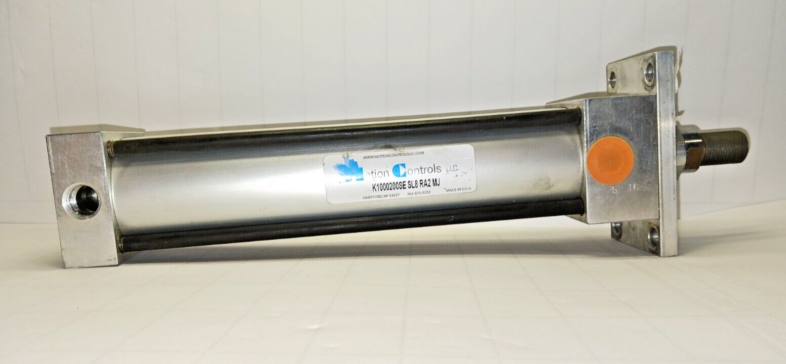 NEW MOTION CONTROLS PNEUMATIC AIR CYLINDER 1" BORE 8" STROKE