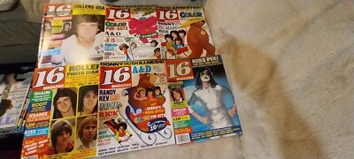 1970S 16 MAGAZINE LOT DONNY OSMOND KISS BAY CITY ROLLERS 6 MAGAZINES EXC