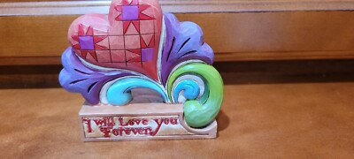 Jim Shore I Will Love You Forever 2013 Figurine, see pics,bottom writing pic7
