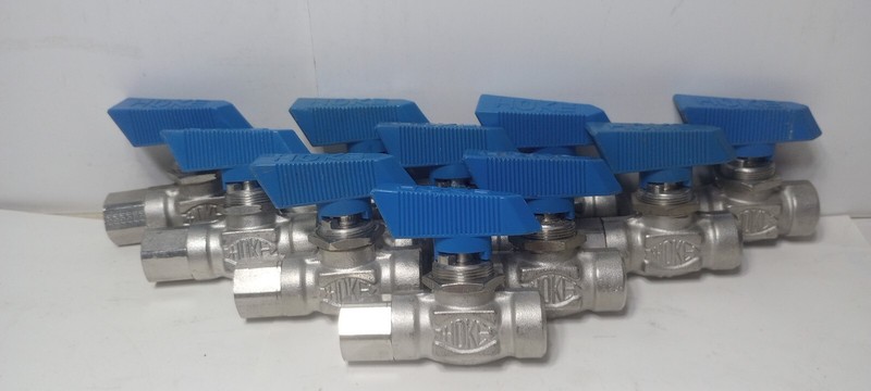 Ten Tested Good Hoke 7122F4Y 1/4" Female NPT 316SS Ball Valves 1500 PSI