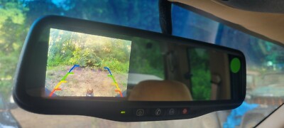 Gentex 657 Rearview Mirror with 3.5'' backup/reverse camera GM Arcadia Traverse