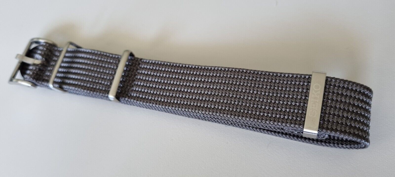 SEIKO SPB237 PROSPEX GRAY 20MM SEICHU FABRIC STRAP L0N3012J0 SEIKO SPB237 PROSPEX GRAY 20MM SEICHU FABRIC STRAP L0N3012J0