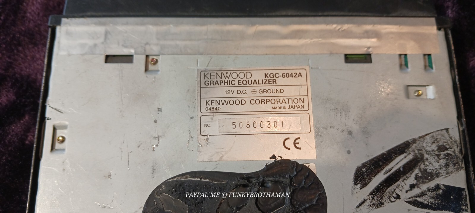 Kenwood vintage classic EQ equalizer sub subwoof kgc-6042a