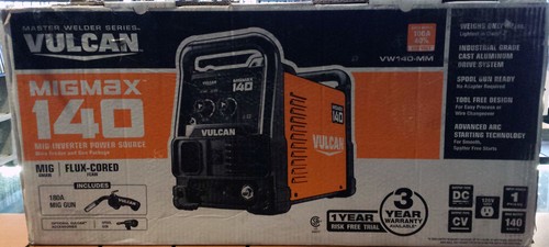 Vulcan Professional MIGMax 140 Compact Lightweight Welder with 120 Volt Input