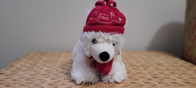 Plush Joy Peace Love Polar Bear Small