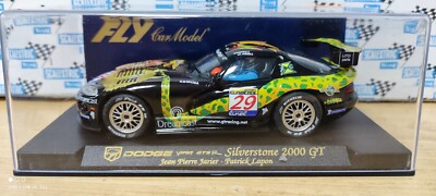 DODGE VIPER GTSR SILVERSTONE 2000   FLY CAR MODEL SCALEXTRIC  