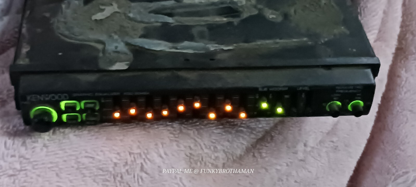 Kenwood vintage classic EQ equalizer sub subwoof kgc-6042a