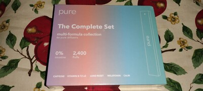 PURE DIFFUSER CO. THE COMPLETE SET MULTI FORMULA COLLECTION CAFFEINE+ MORE NEW