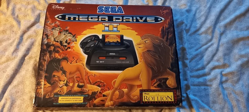 Console Mega Drive 2 - ÃDition Le Roi Lion - Complet - Boite Un Peu AbÃ®MÃ©E