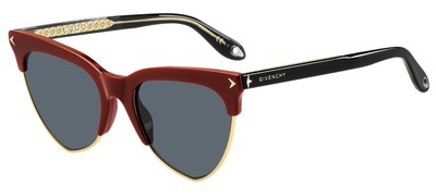 Givenchy - Safilo GV 7078/S OPAL BURGUNDY GOLD BLACK 54/18/145 women Sunglasses