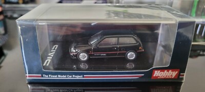 Hobby Japan 1/64 Honda Civic EF9 SiR II Black Diecast (USA Seller) FAST SHIPPING