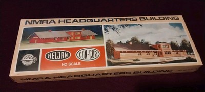 HO SCALE HELJAN CON-COR NMRA HEADQUARTERS BUILDING STATION MODEL KIT