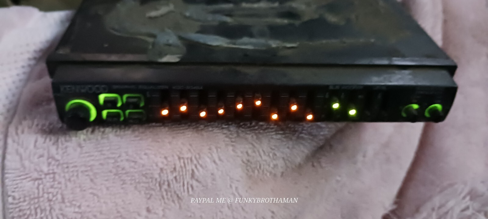 Kenwood vintage classic EQ equalizer sub subwoof kgc-6042a