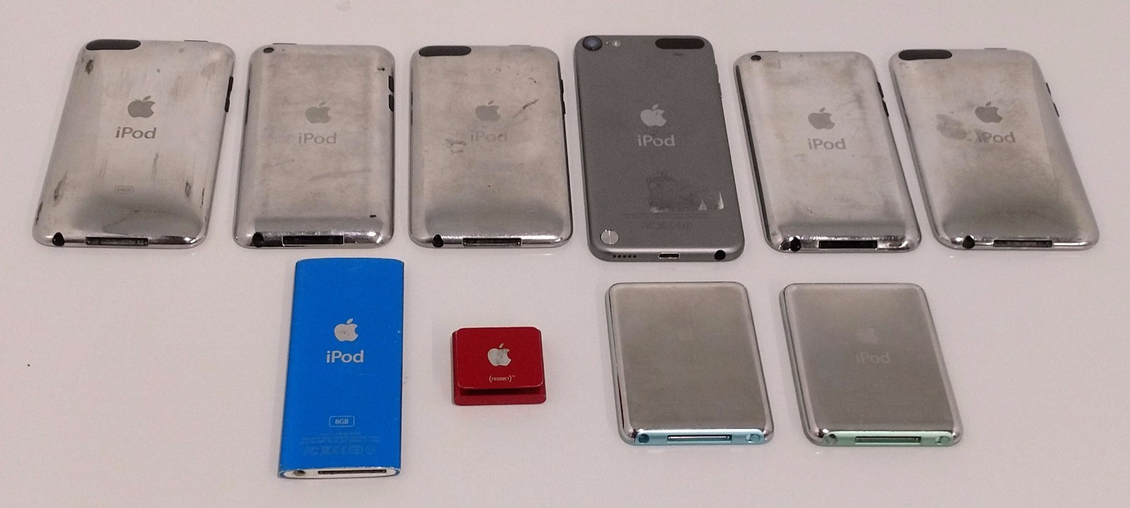 (10) Assorted Apple iPods   All Types  8 Gigs up to 64