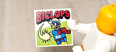 New LEGO First Glasses Comic BICLOPS New Super Power Four Eyes ARE BETTER than 2