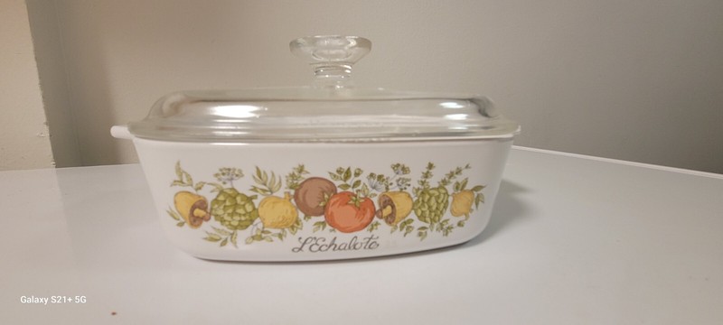 Rare Vintage 1972-1987 Spice Of Life L’ Enchalote Corning Ware