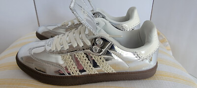 Adidas x Wales Bonner Samba Silver Metallic IG8181 Men's Shoes Sneakers Size 7