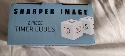 NEW Timer Cubes by Sharper Image in box set of 2 kitchen cooking school
