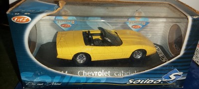 SOLIDO 1.43 REF 1514 CHEVROLET CABRIOLET JAUNE NEUF EN BOITE