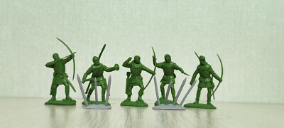 Hobby Bunker Toy Soldiers English Archers Scale 1/32 New 2022
