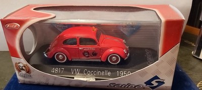 SOLIDO 1/43 REF 4817 VW COCCINELLE POMPIERS VILLE D''EU 1950 NEUF EN BOITE