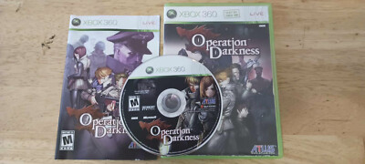 Operation Darkness Complete (Microsoft Xbox 360, 2008) CIB Manual USA