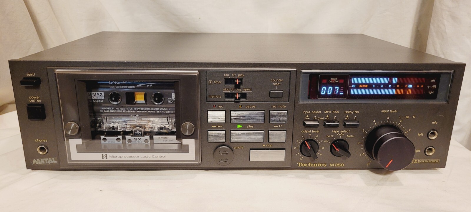 Technics テクニクス RS-M250 カセットデッキ 3046376 Technics RS-M250の仕様 テクニクス