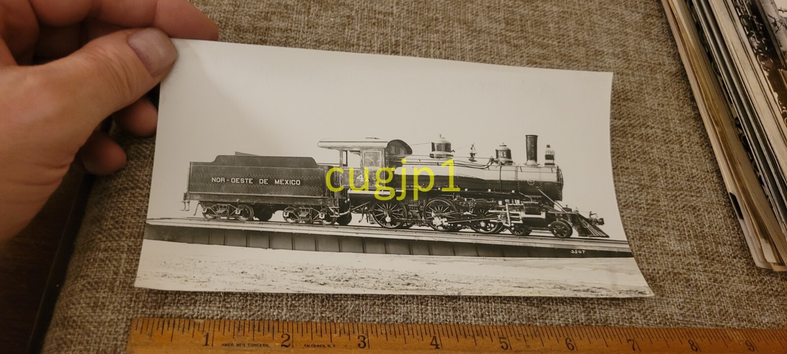 懐かしのレッドトレイン写真パネル R313 Train Photograph Baldwin Locomotive Works BUILT 1910