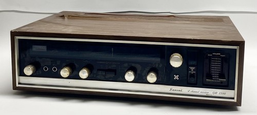 Sansui QR-1500 4チャンネル受信機 アンプ 動作未確認 ジャンク品 Sansui QR-1500 4チャンネル受信機 アンプ 動作未確認 ジャンク