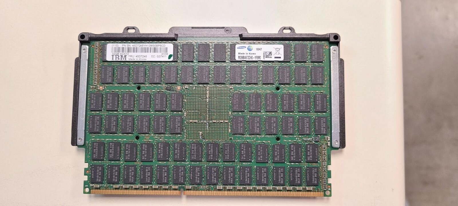 IBM 45D7248 32GB DDR3 PC3-8500 1066MHz CUoD Memory DIMM IBM 45D7248 32GB DDR3 PC3-8500 1066MHz CUoD Memory DIMM