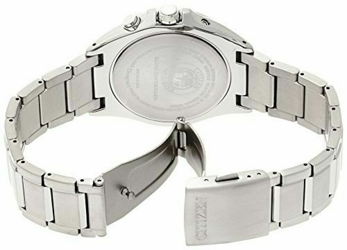 Pre-owned Citizen Watch Attesa Eco-drive Radio Controlled Watch Cb1070-56e Men's