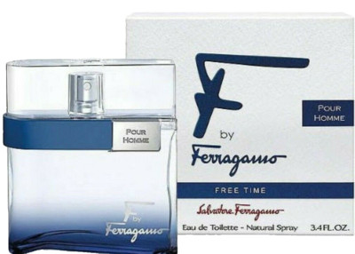 SALVATORE FERRAGAMO F BY FERRAGAM FREE TIME EDT SPRAY FOR MEN 3.4 Oz / 100 ml